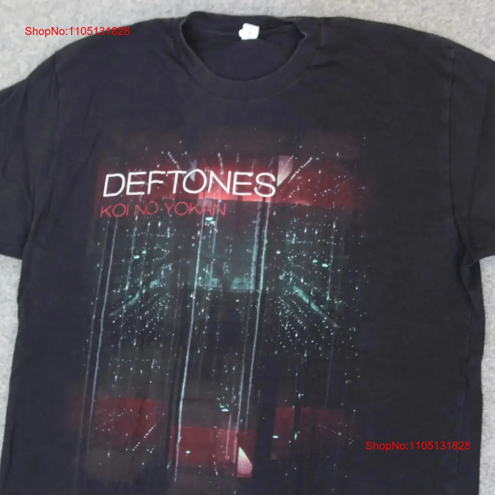 Deftones Band T-Shirt M Koi No Yokan VTG Y2K 2012 Tour Konzert Merch Metal Vintage Washed Stylish Soft Stretched Graphic