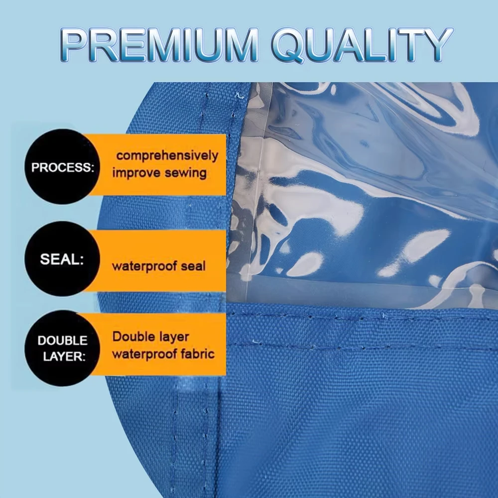 Large Sized Summer Air Conditioning Cleaning Cover, Suitable for Air Conditioners  Thickened Water Bag, with Drainage Pipe - view 4
