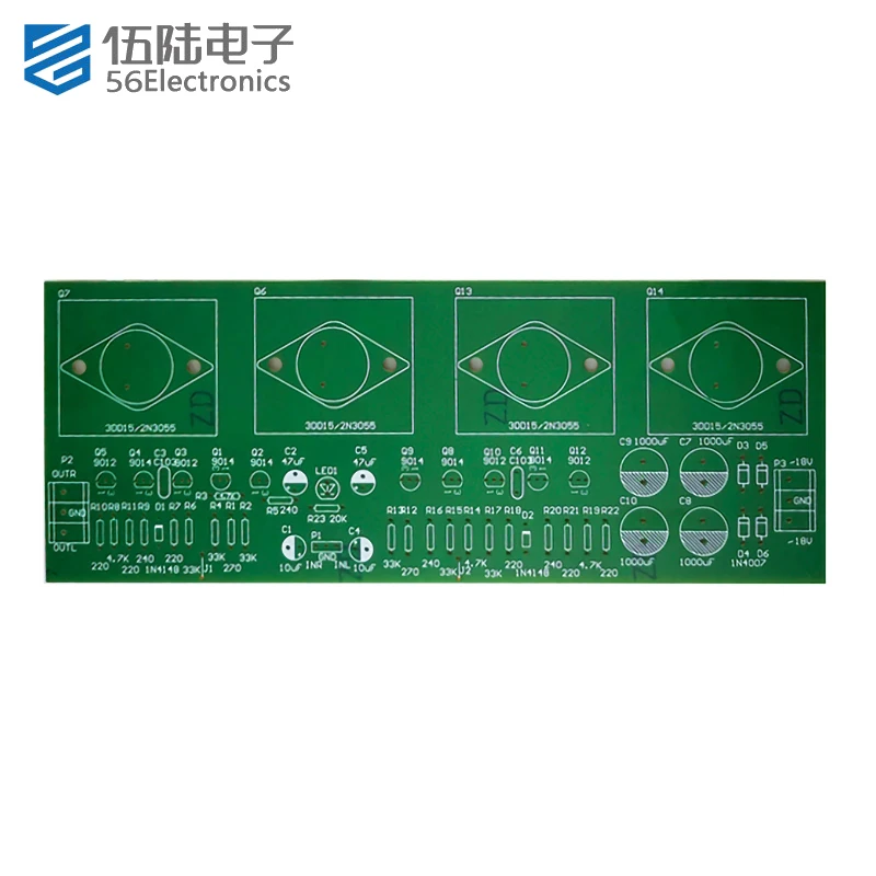 OCL Power Amplifier Board Welding Electronic Kit 100W componenti elettronici fai da te a doppio canale ad alta potenza