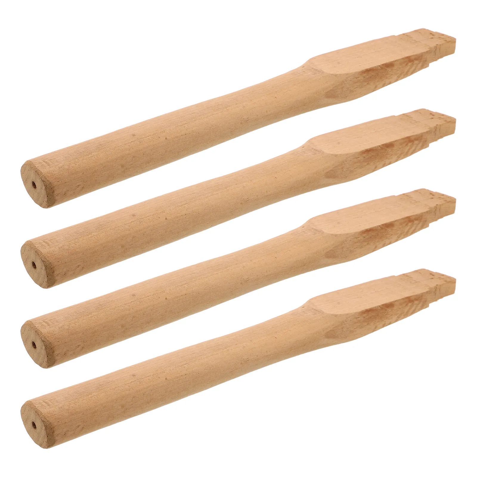 

4Pcs Wood Axe Handle Replacement 12.48 Inch Universal Hatchet Handle Replacement for Camping Splitting Hammer Garden Tools