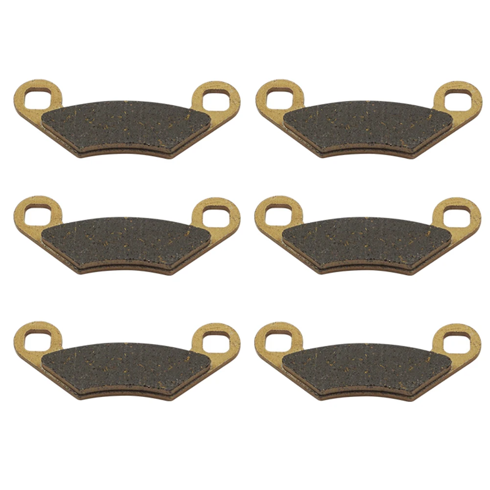 6PCS Motorcycle Front Rear & Brake Pads Kit for Polaris Sportsman 400 450 500 550 570 SP X2 800 ATV UTV 2009-2020