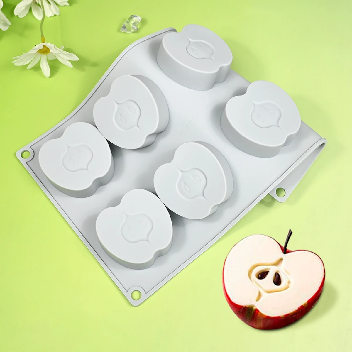 Appple Shaped Mousse Silicone Molds Chocolate Cake Mould Dessert Baking Form Cake Decorating Tools