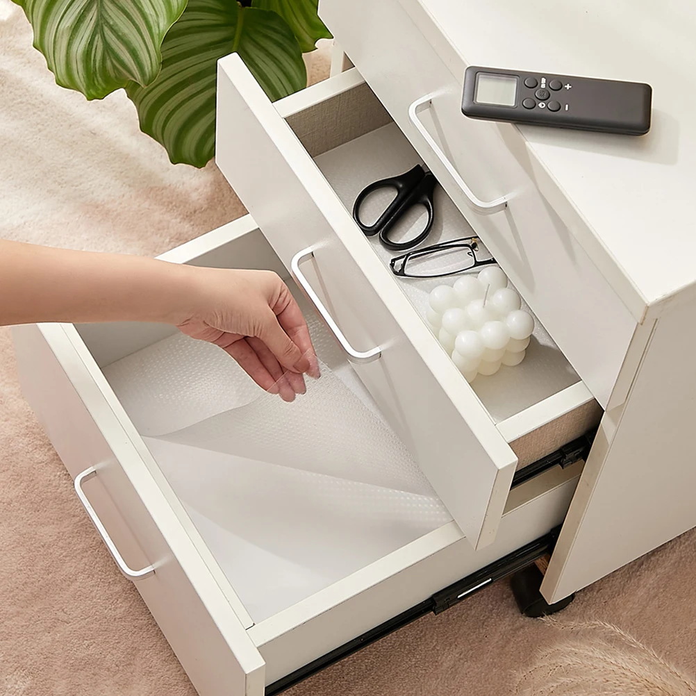 

Waterproof and Moisture-proof Pad Wardrobe Liner Cabinet Liners Fridge Shelf Drawer Mat Kitchen Eva