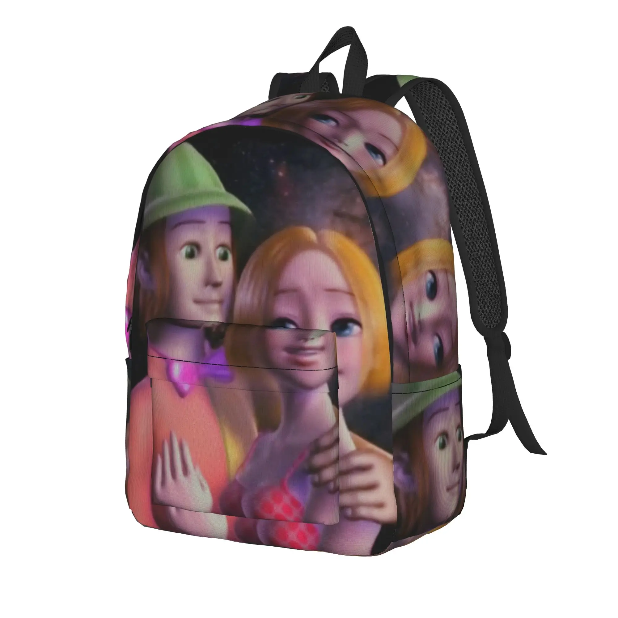 Mr.Stain on Junk Alley Backpack for Men Women Cool High School Work Daypack  Laptop Computer Canvas Bags Sports