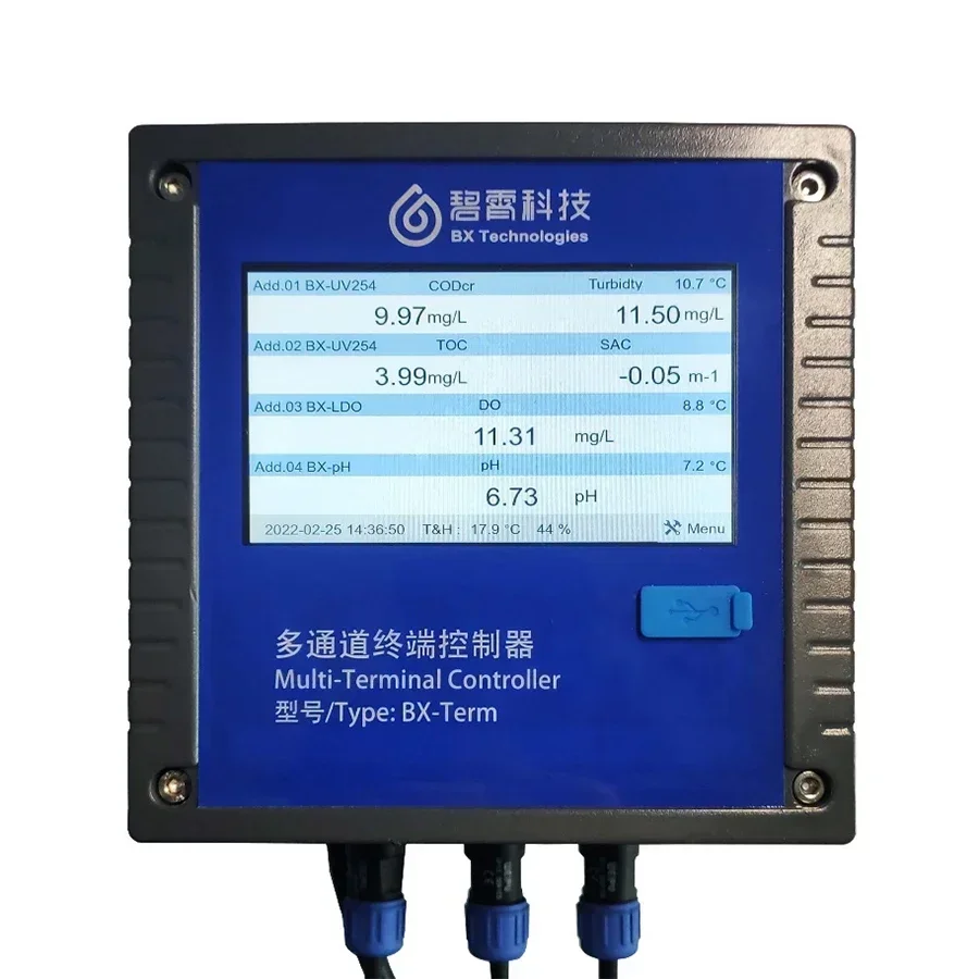 Hot Selling Online Benchtop Water Quality Terminal Controller Can Connect 8 Sensors