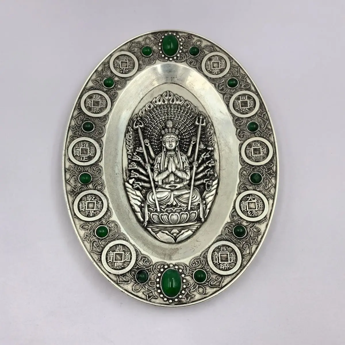 Antique Collection Silver Plated Ornament Antique Silver Plate