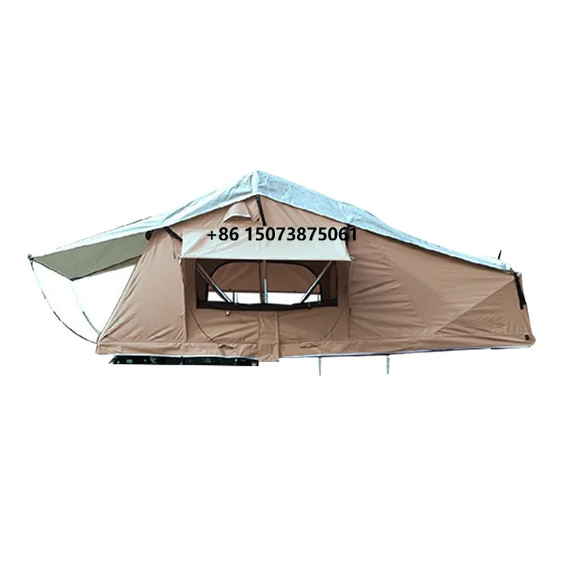 Hiking Extended Soft Shell Roof Top Tent Mobile Large Camping Family Car 4x4 Soft Shell Roof Top Tent