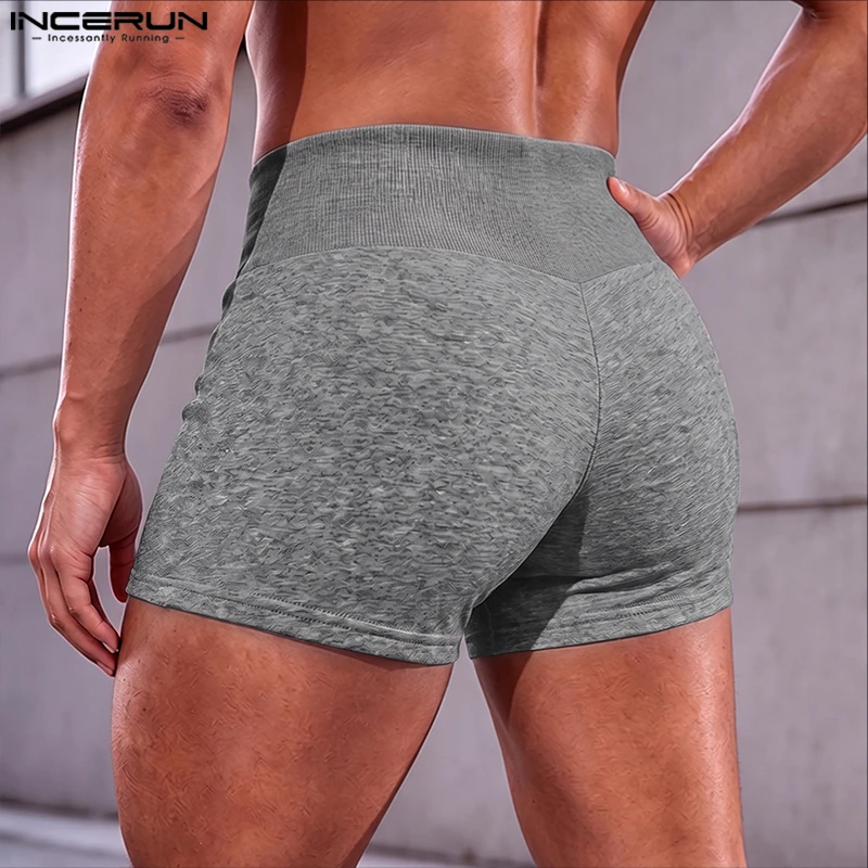 INCERUN Herren-Shorts Patchwork Kordelzug Jogger Workout Herrenhosen Sommer Bequem 2026 Hochgeschnittene Freizeitshorts für Männer S-2XL
