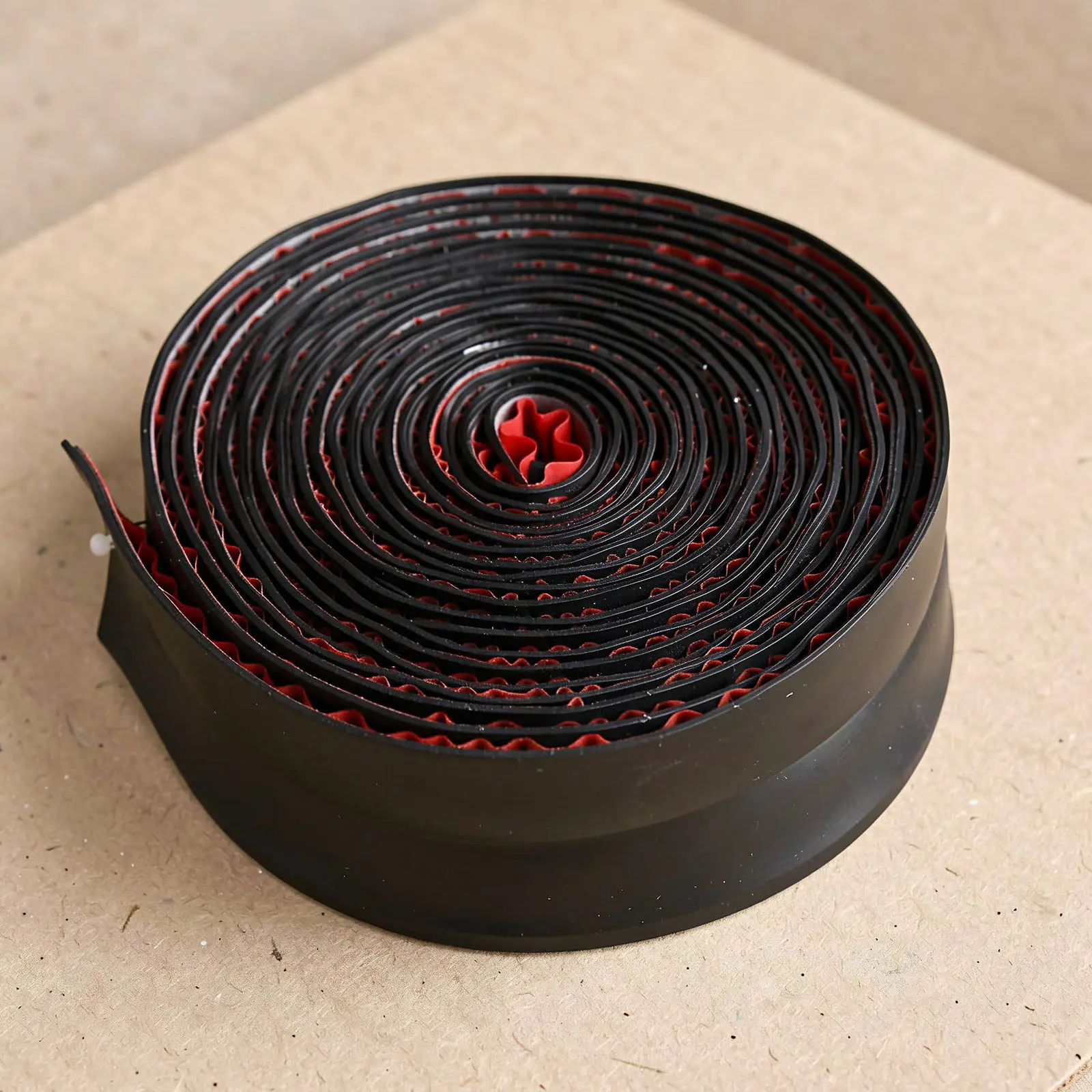 Black Garage Door Seal Strip Top Side Self Adhesive Universal Tpe Weatherproof Draft Insulation Soundproof Garage Door Gap Seal