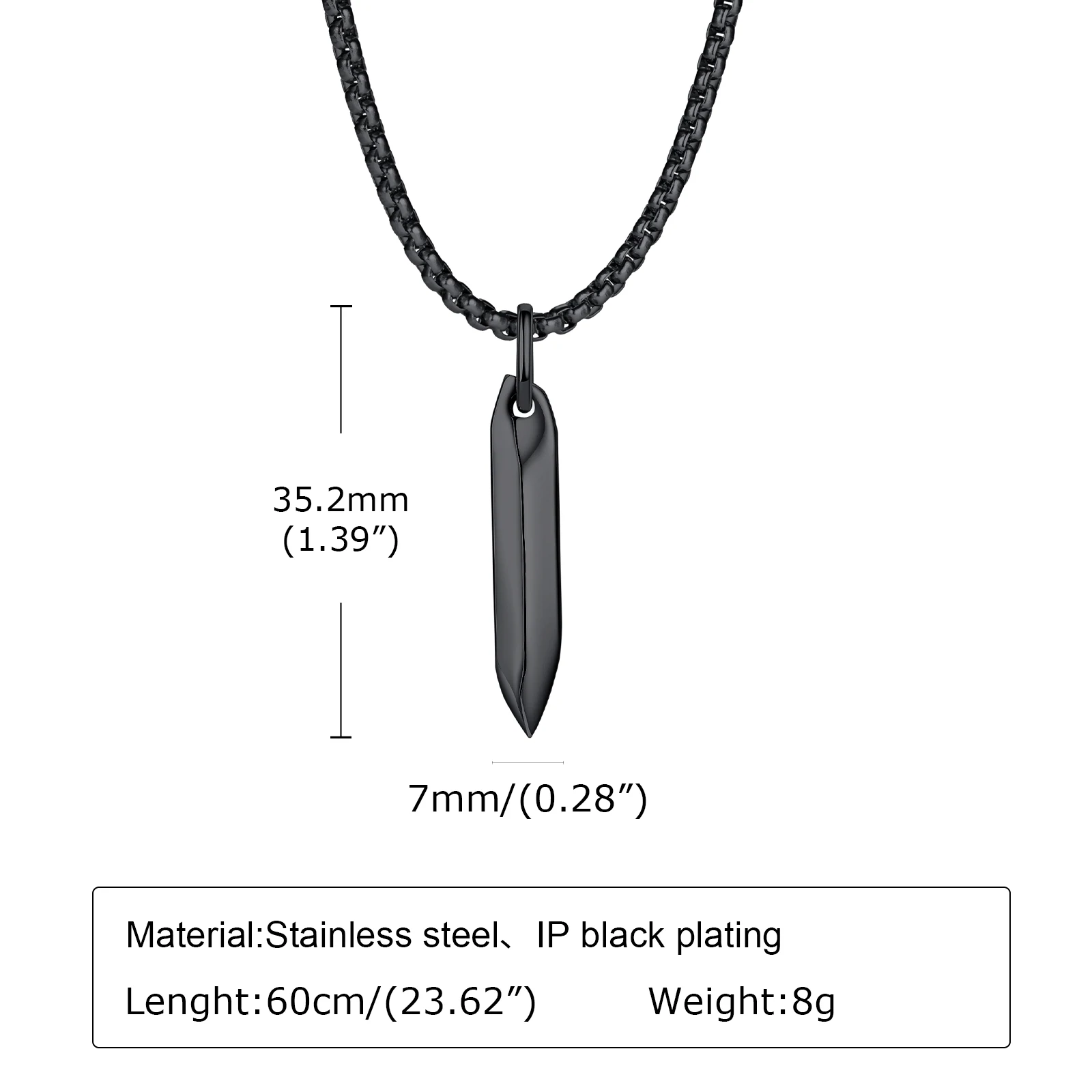 Nagel Stil Anhänger Halskette für Männer Edelstahl geometrische sechseckige unregelmäßige Hip Hop Punk Kette Kragen Party Geschenk für Männer – Detail 4