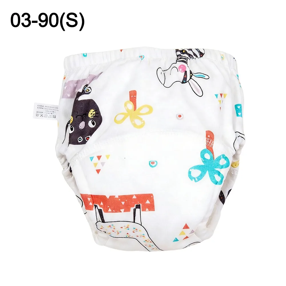 Comfortable Cotton Baby Training Pants Waterproof Breathable Diaper Pants Leakproof Washable Cloth Diapers for Boys Girls