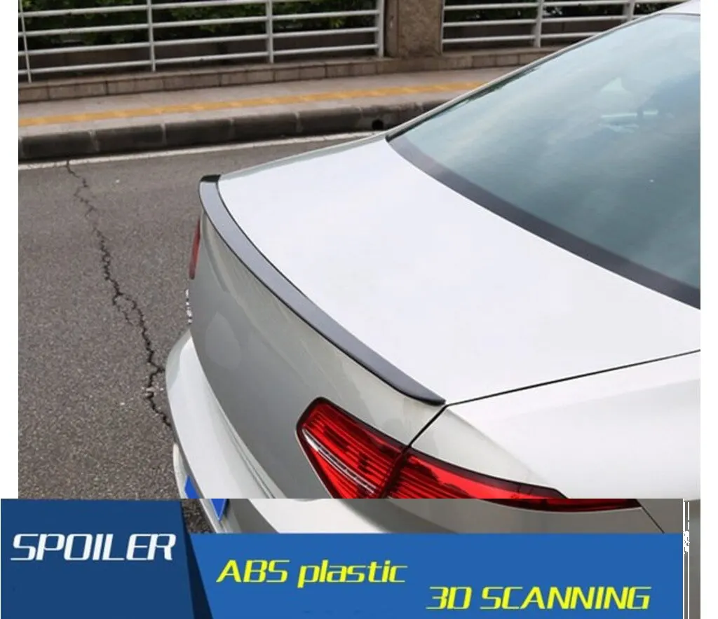 

For Volkswagen Passat B8 black soft For car rear roof trunk Spoiler wing lip Trim ABS glossy black 5D styling