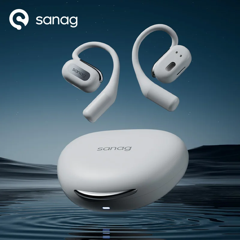 Sanag G56S Open Ear TWS Bluetooth Earphone OWS Wireless Headphones Deep Bass Ear Hook Headset IPX5 Warterproof Earbuds for Sport