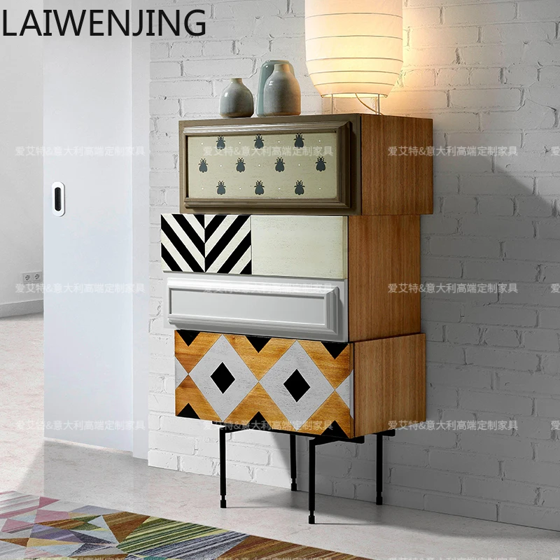 

MJY Art Creative Side Cabinet French Retro Locker Export Furniture