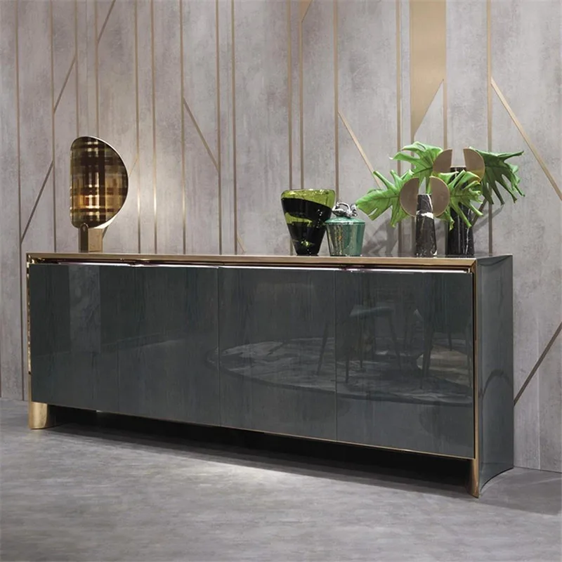 Stoff Gold Edelstahl Stuhl Esszimmermöbel Wohnmöbel Leichter Luxusstuhl