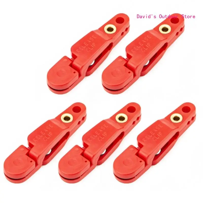 5 Pcs Heavy Tension Release Clips Lightweight Downrigger Outrigger Release Clip Long Line Snaps Padded Release Clip X3UA