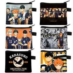 Anime Haikyuu!! MSBY Print Print Coin Purse Shoyo Volleyball Money Bags Earphone Credit Card Holder Oya Oya Oya Mini Wallet Gift