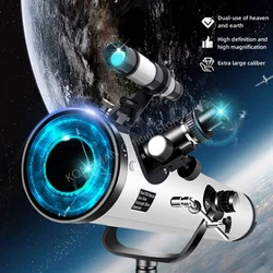 114MM Large Aperture Professional Astronomical Telescope 35X-875X Monocular F70076 for Stargazing and Bird Watching