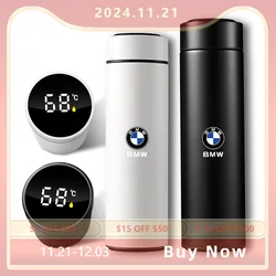 500ml Smart Thermo Mug Filter Coffee Drink Flask Temperature Display Accessories For BMW M Performance M3 M5 E92 E91 X5 E70 G20