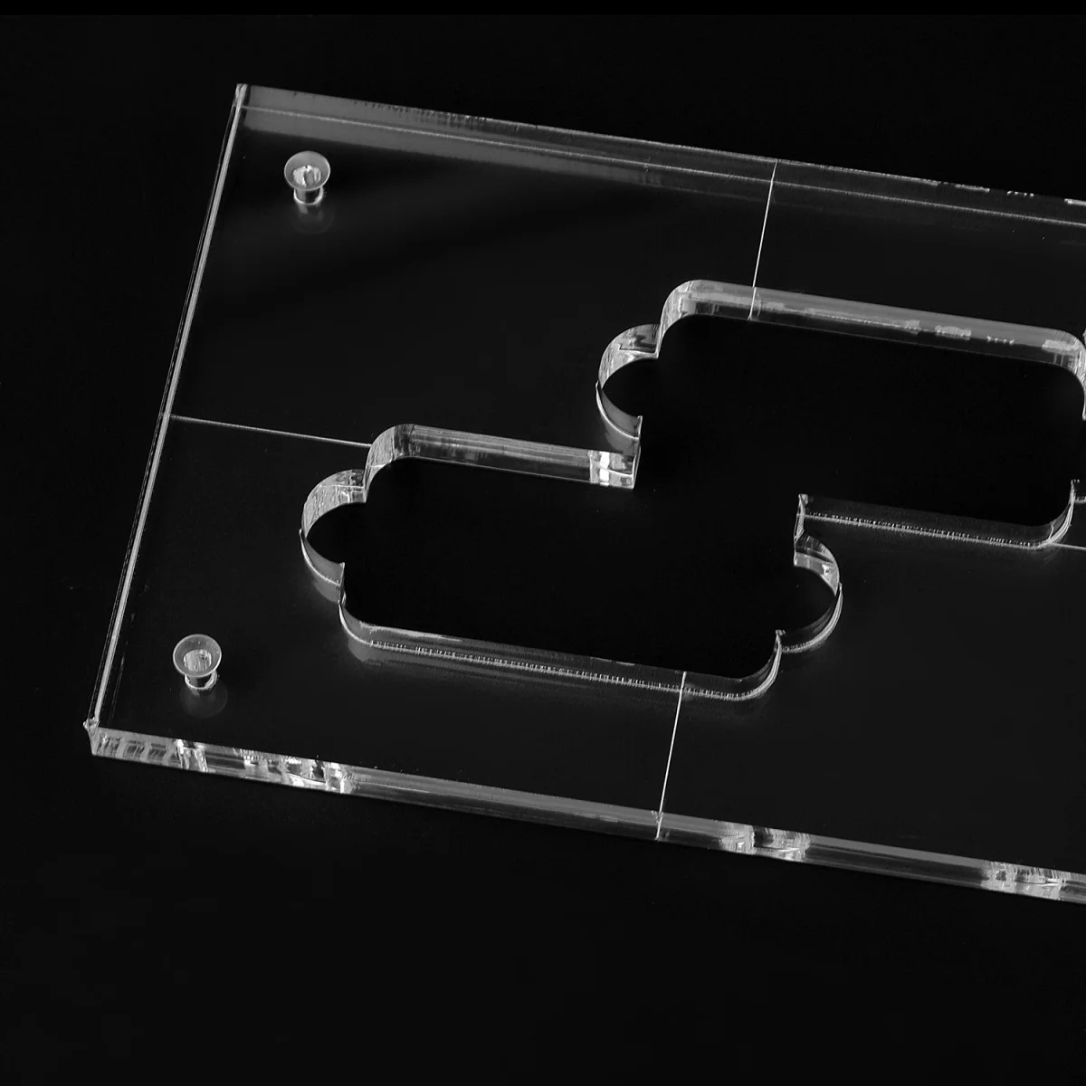 Musiclily Pro CNC Accurate Acrylic Pickup Routing Templates for Standard Precision Bass