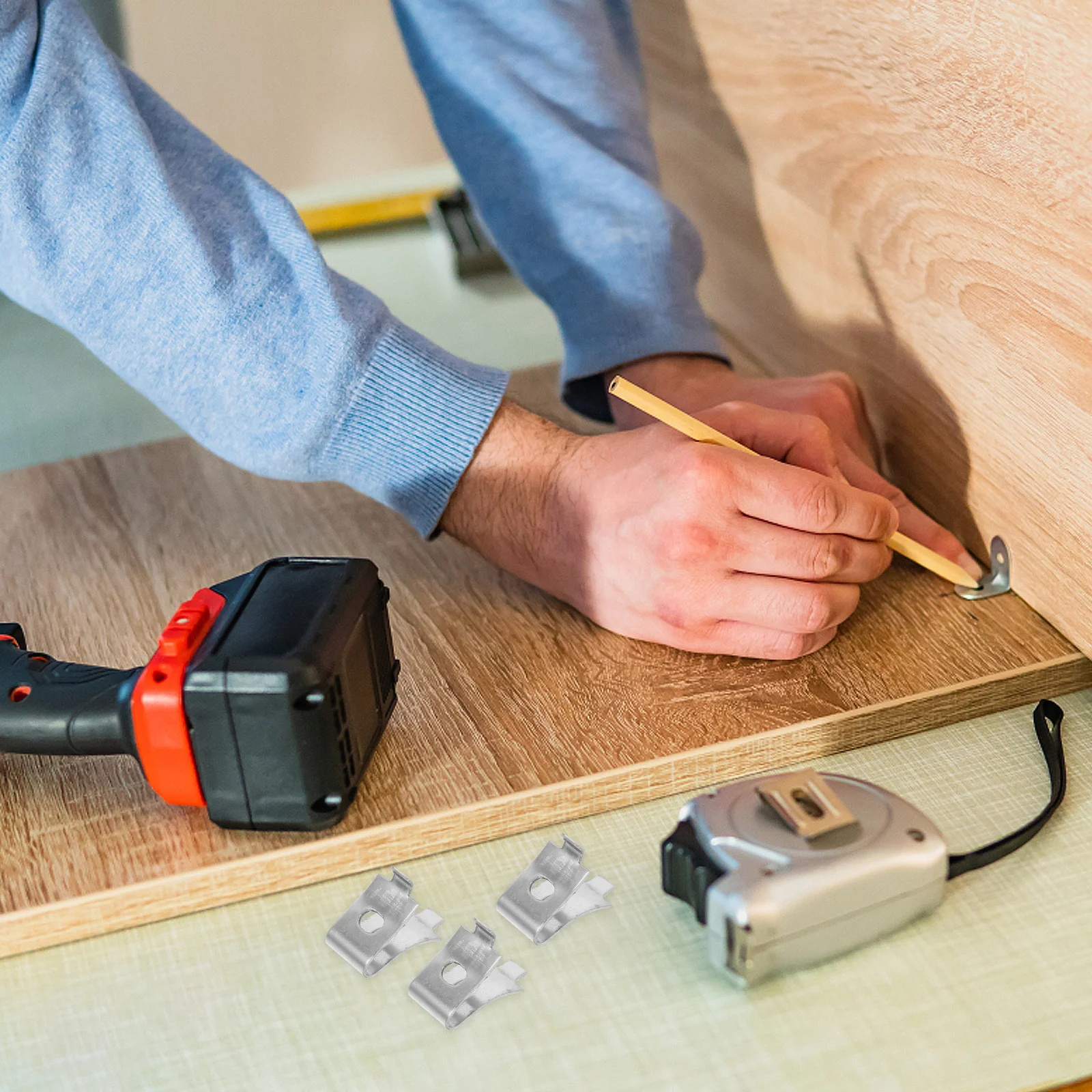 

20Pcs Adjustable Cabinet Shelf Support Pegs Stainless Steel Heavy Duty Metal Shelf Clips Glass Bookshelf Brackets Wire Rack