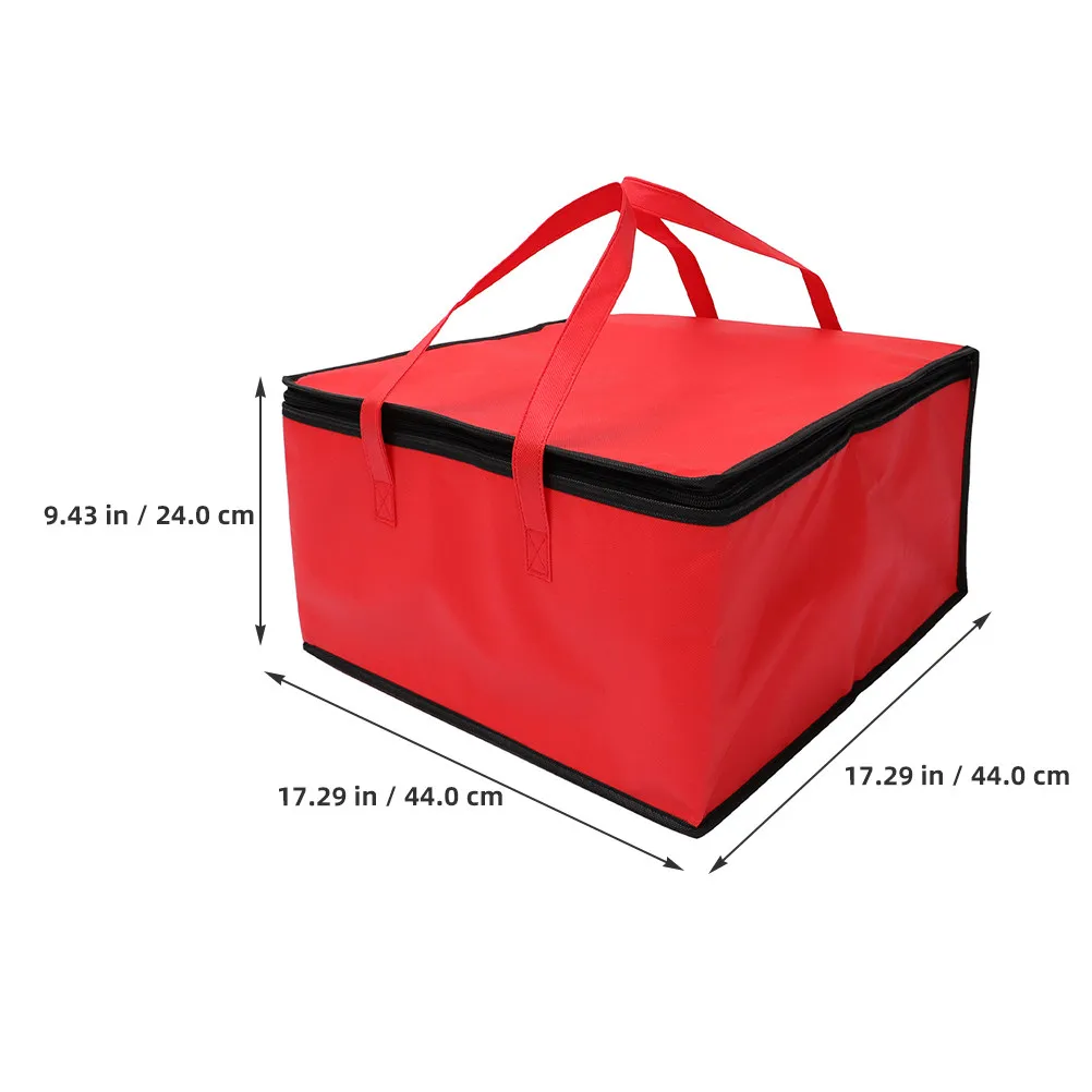 2Pcs Food Preservation Bag Insulated Travel Cooler Bag Catering Delivery Pizza Warmer Thermal Insulation Food Carrier Portable - view 6