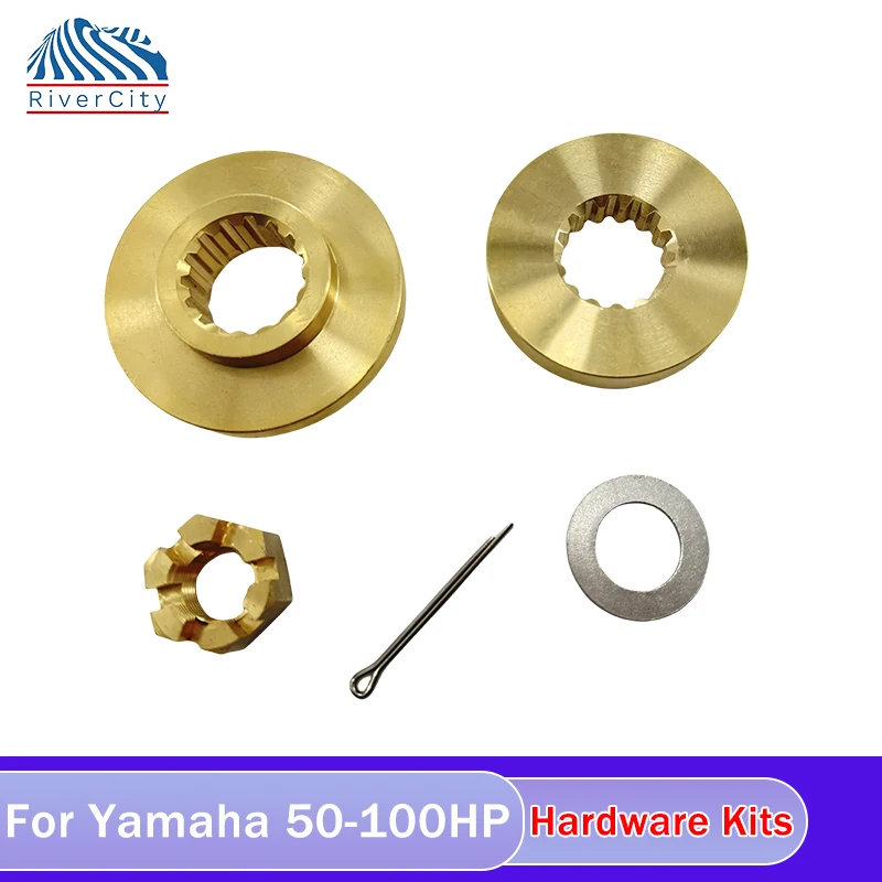 River City Hardware Kits fit Yamaha 50-100HP  Outboard Motos Thrust Washer/Spacer/Washer/Nut/Cotter Pin Included