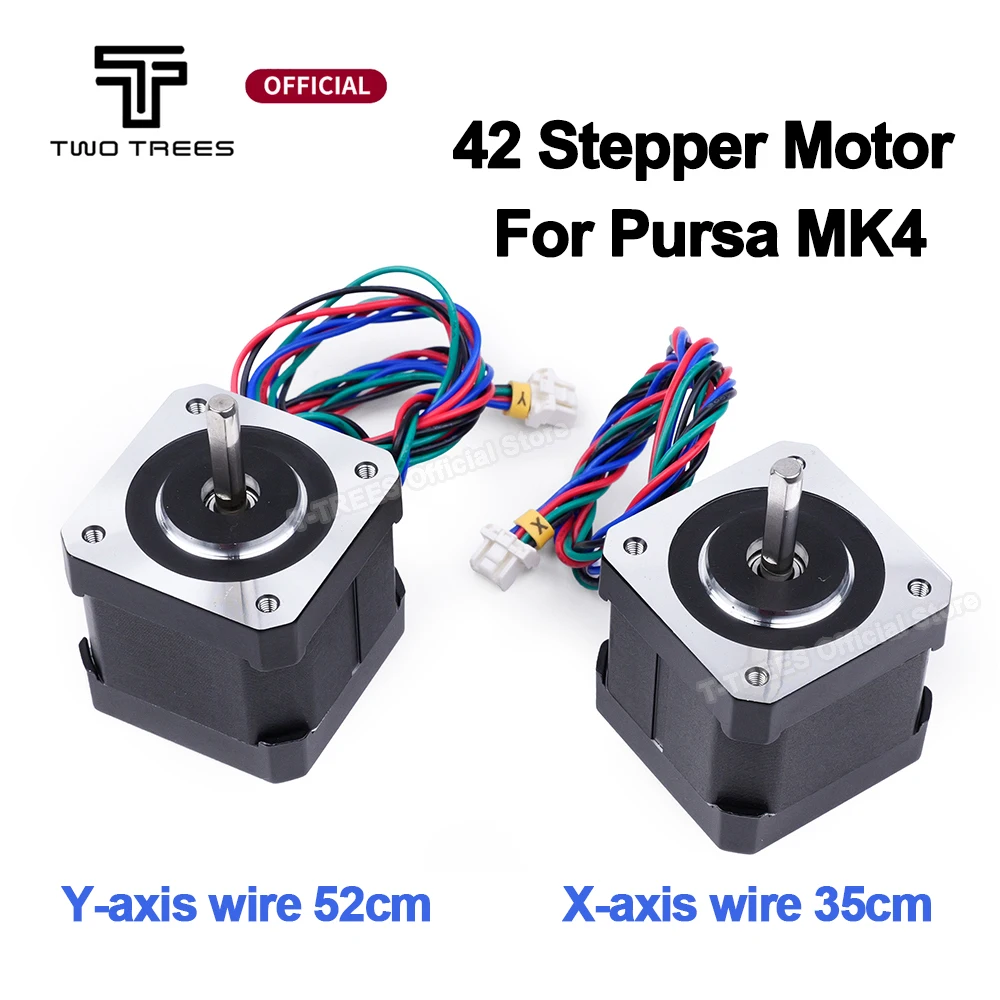 3D Printer Motor for Pursa MK4 X-axis/Y-axis 42 Stepper Motor High step Accuracy 3D Printer Parts Motor Stable Performance 3D Printer Motor for Pursa MK4 X-axis/Y-axis 42 Stepper Motor High step Accuracy 3D Printer Parts Motor Stable Performance