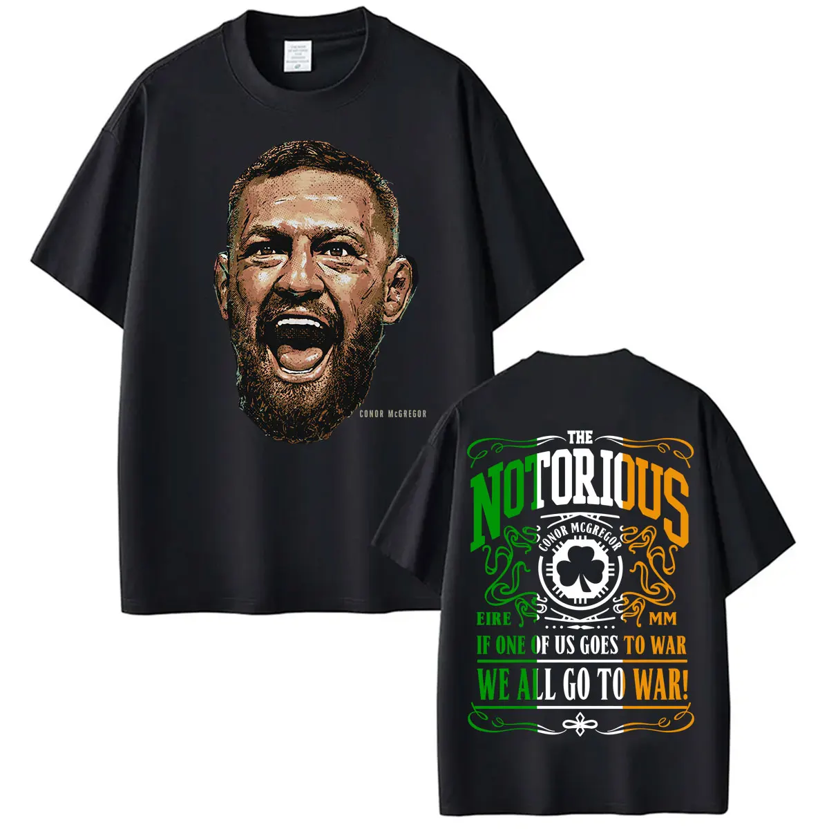 The Notorious Conor Mcgregor Graphic Tee Shirt Men's Clothes Fashion Gothic Classic T-shirt Casual 100% Cotton Oversized T Shirt