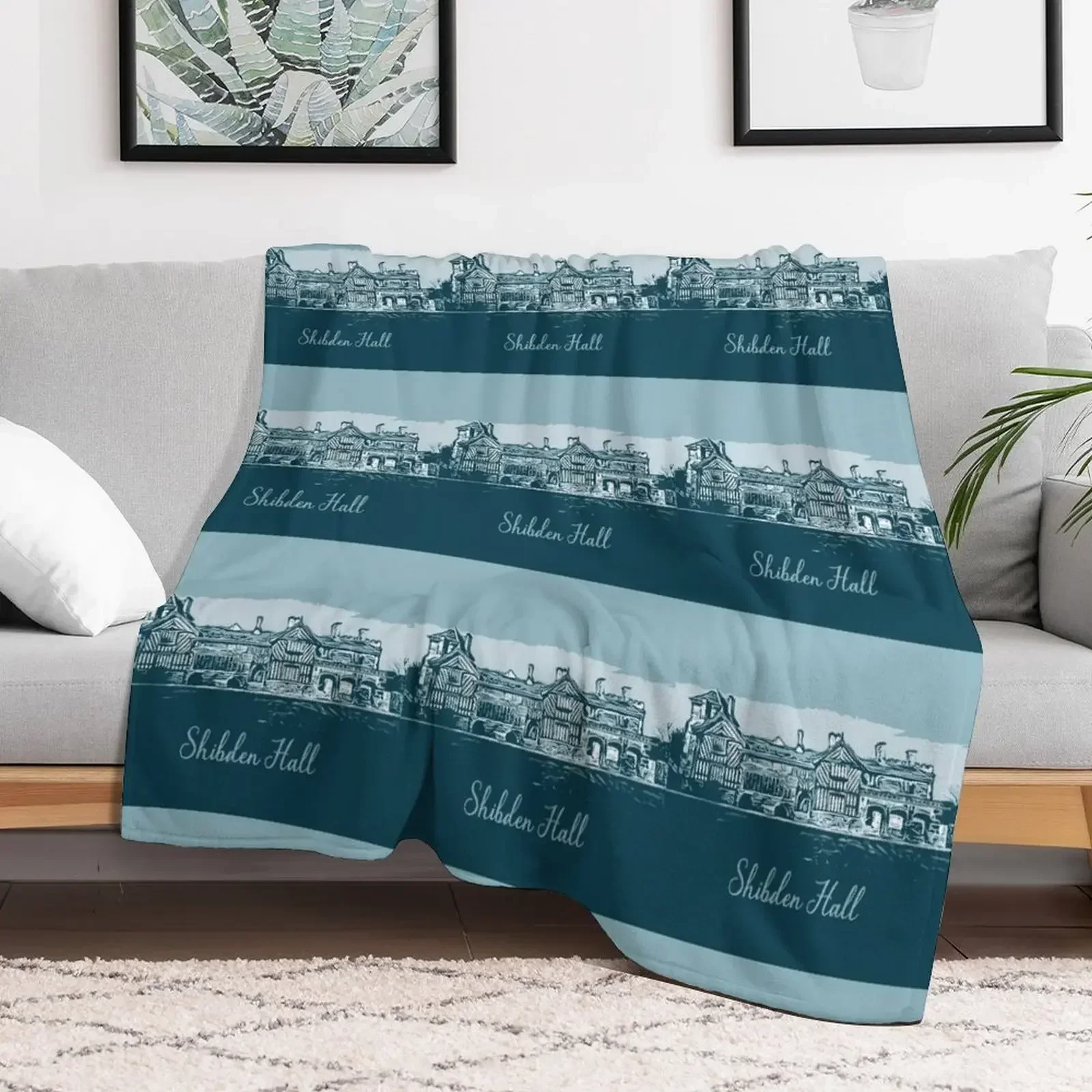 Shibden Hall Art Throw Blanket Picnic Blankets For Bed Flannels Nap Blankets