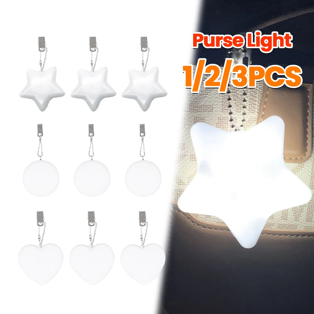 

1/2/3 PCS LED Handbag Light Purse Light Sensor Touch Activated Bag Light Night Light Best Gifts for Women Girls Friends