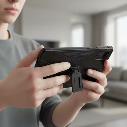 New TPU Tablet Case with Stand Shockproof Back Cover Soft Anti-Scratch Protective Shell for Lenovo Legion Y700 4th Gen