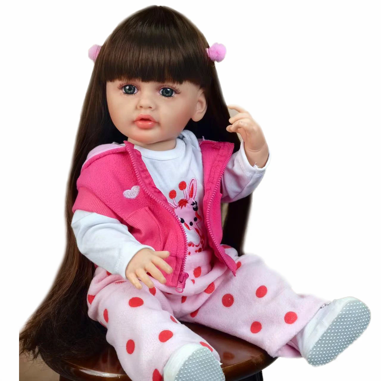 Waterproof Girl Doll 55 cm Reborn Baby Full Silicone Body Looks Like Princess Toys Birthday Gifts For Child