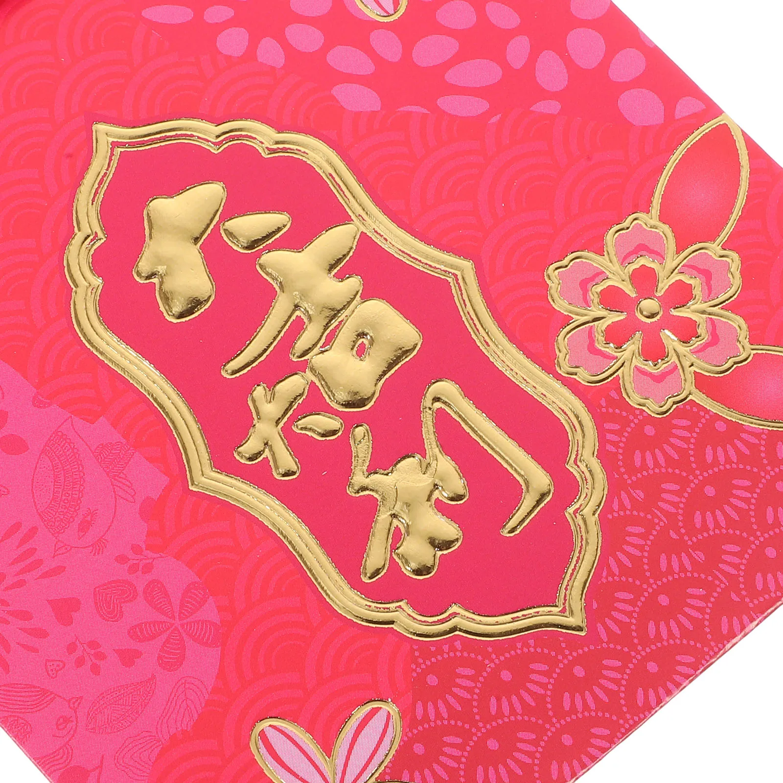 

6 Pcs Year of The Dragon Red Envelope Spring Festival Lucky Money Bags Envelopes Wedding Pocket New Year's Paper