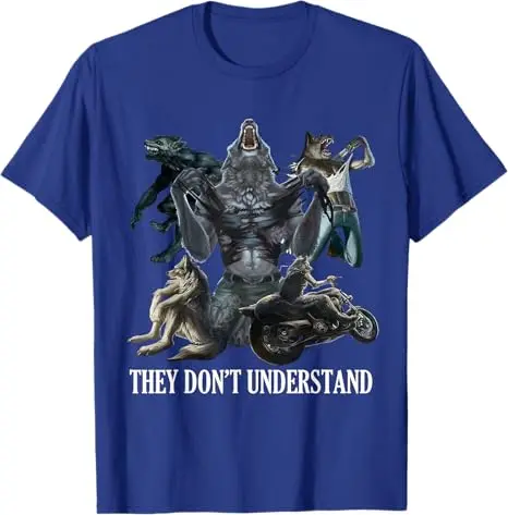 They Don’t Understand Alpha Wolf - Unhinged Sigma Wolf Meme T-Shirt Unhinged Alpha or Sigma Wolf Persona Saying Tee Graphic Tops - Image 4