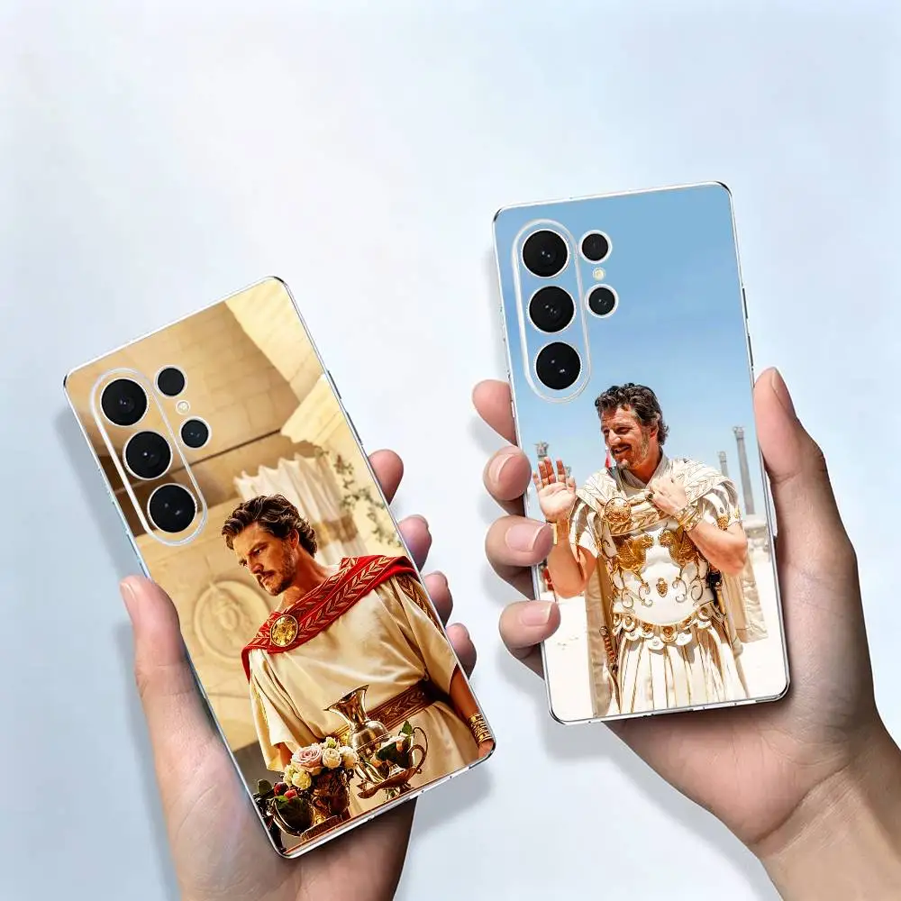 Pedro Pascal Dady  Phone Case For Samsung S22,23,24,25,21,10,9,Ultra,Plus,Lite Transparent Cover