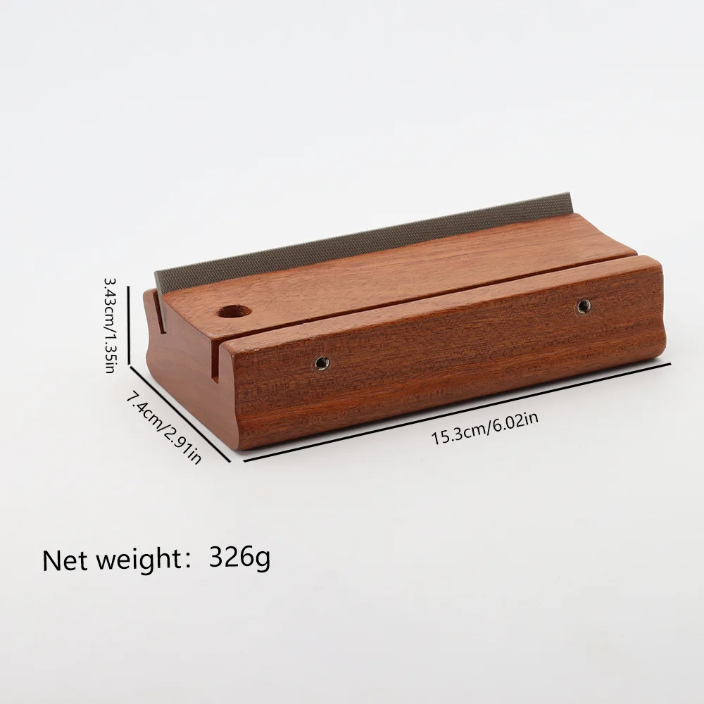 Guitar Bridge Pin Reamer with 3° & 35° Taper 2-in-1, Solid Wood Handle Luthier Tool for Guitar Repair
