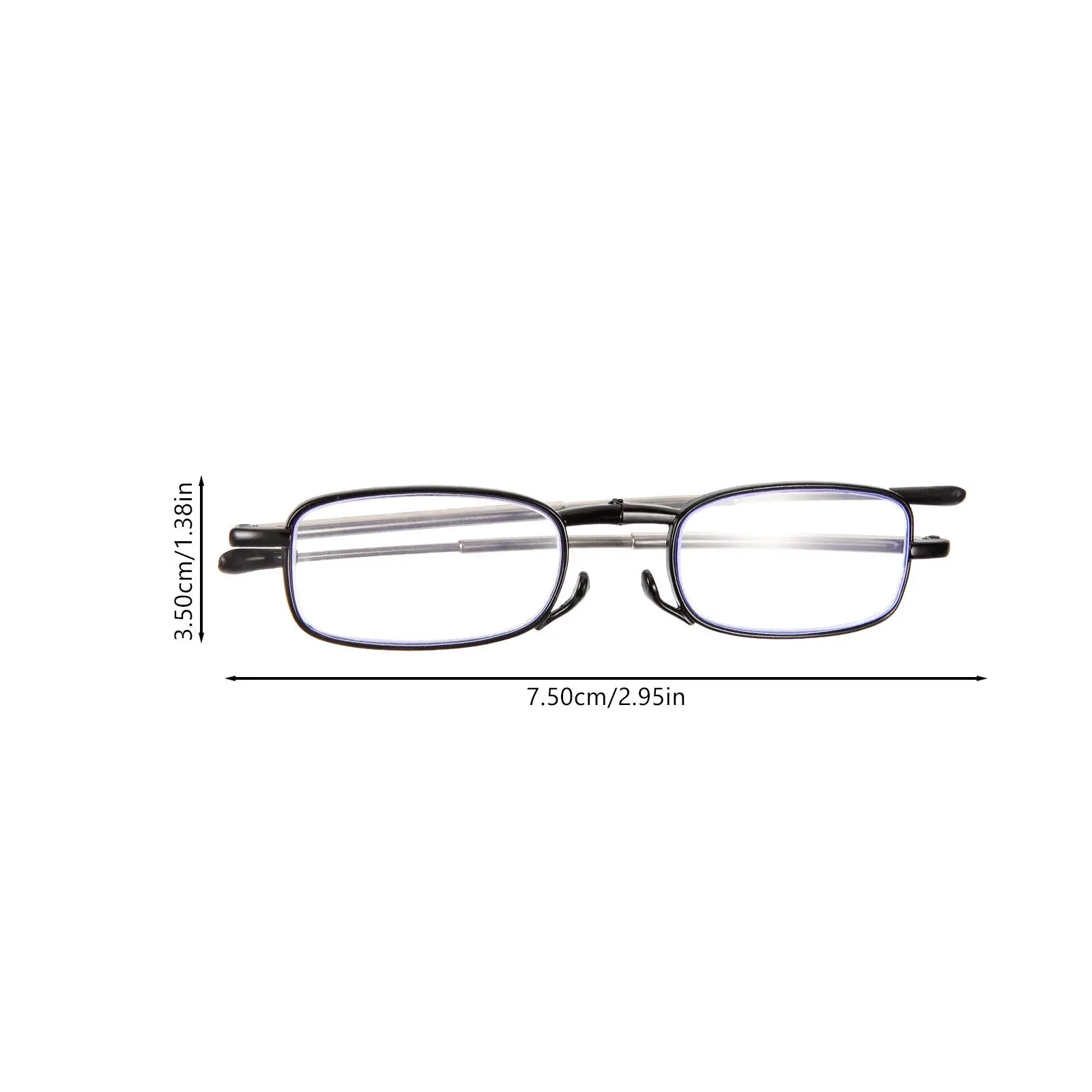1Set Anti-Blue Light Presbyopic Glasses Folding Reading Eyeglasses for Old People Stylish Simple High-End Frame Elderly Reading