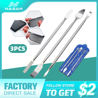 NASAN 3PCS Universal Phone Repair Tool Disassembly Blades Pry Opening Tool Metal Crowbar Disassemble Kit Phone Spatula Hand Tool