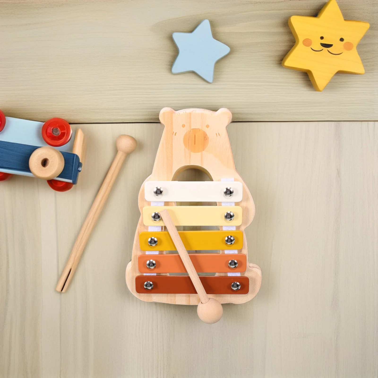 

Bear The Piano 's Xylophone Elephant ' Musical Instrument Wood