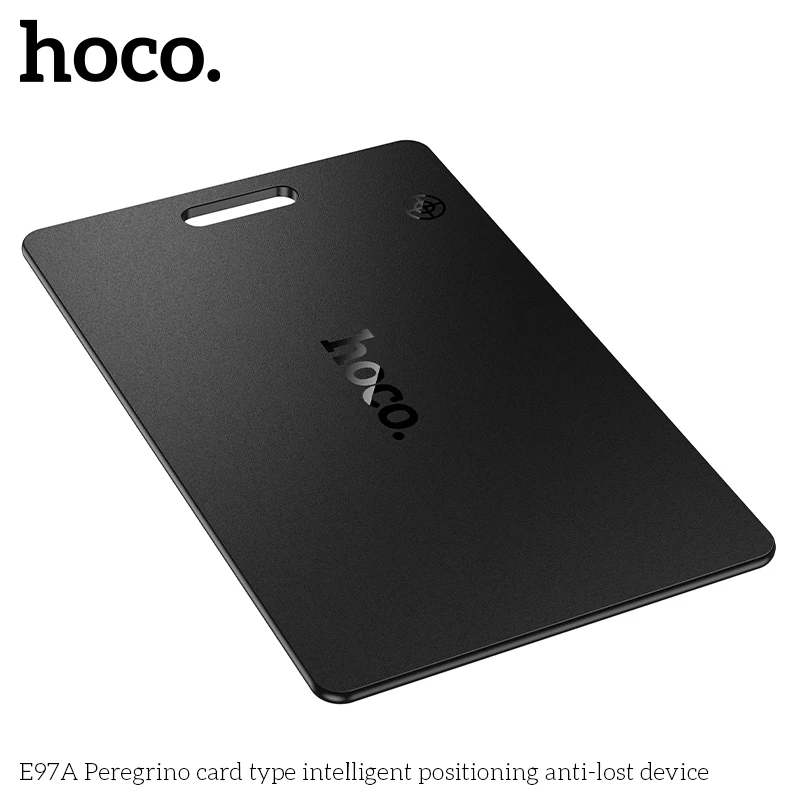 HOCO E97A Mini Finder Tracker Tag per schede per telefono cellulare Android Google Trova il mio localizzatore Dispositivo anti-smarrimento intelligente di ricarica wireless