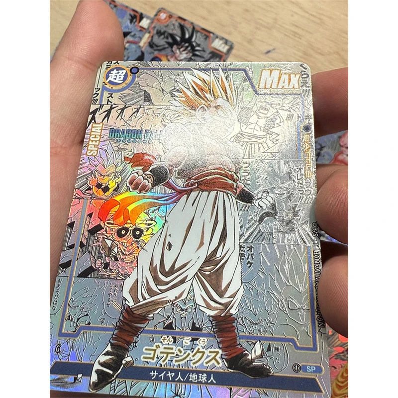 Anime DIY ACG Dragon Ball Gotenks Bulma Gogeta Vegeta Yonsei Son Goku Majin Buu Master Roshi Collectible Cards Birthday Toy Gift