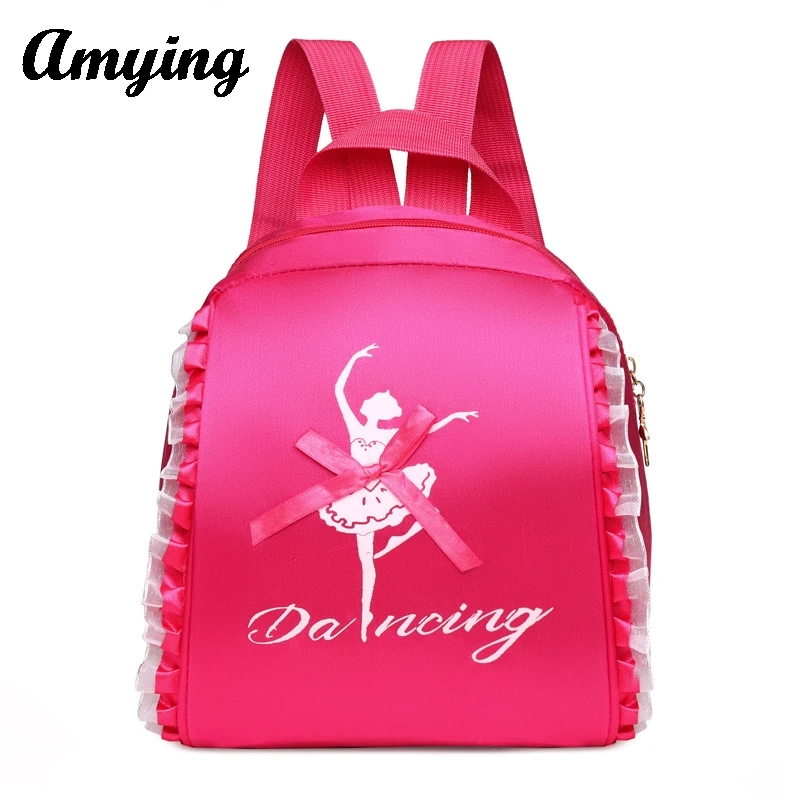 Kid's Princess Dance Shoulder Bag Children's Dance Backpack Girls Ballet Dance Storage BackpackLatin Dance School Gymnastics