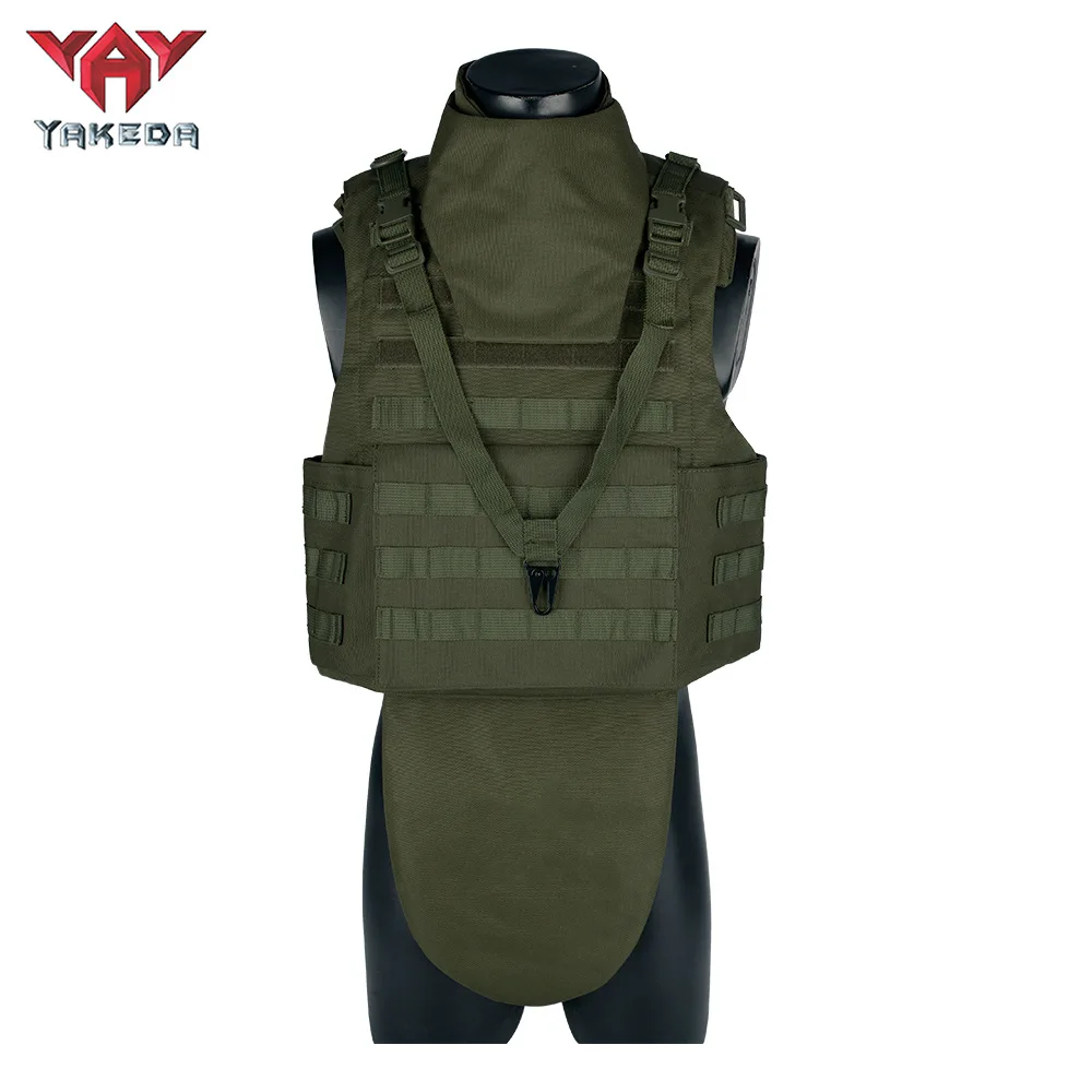 YAKEDA new PALS outdoor full protection wear-resistant breathable neck protector neck protector training clothing tactical vests