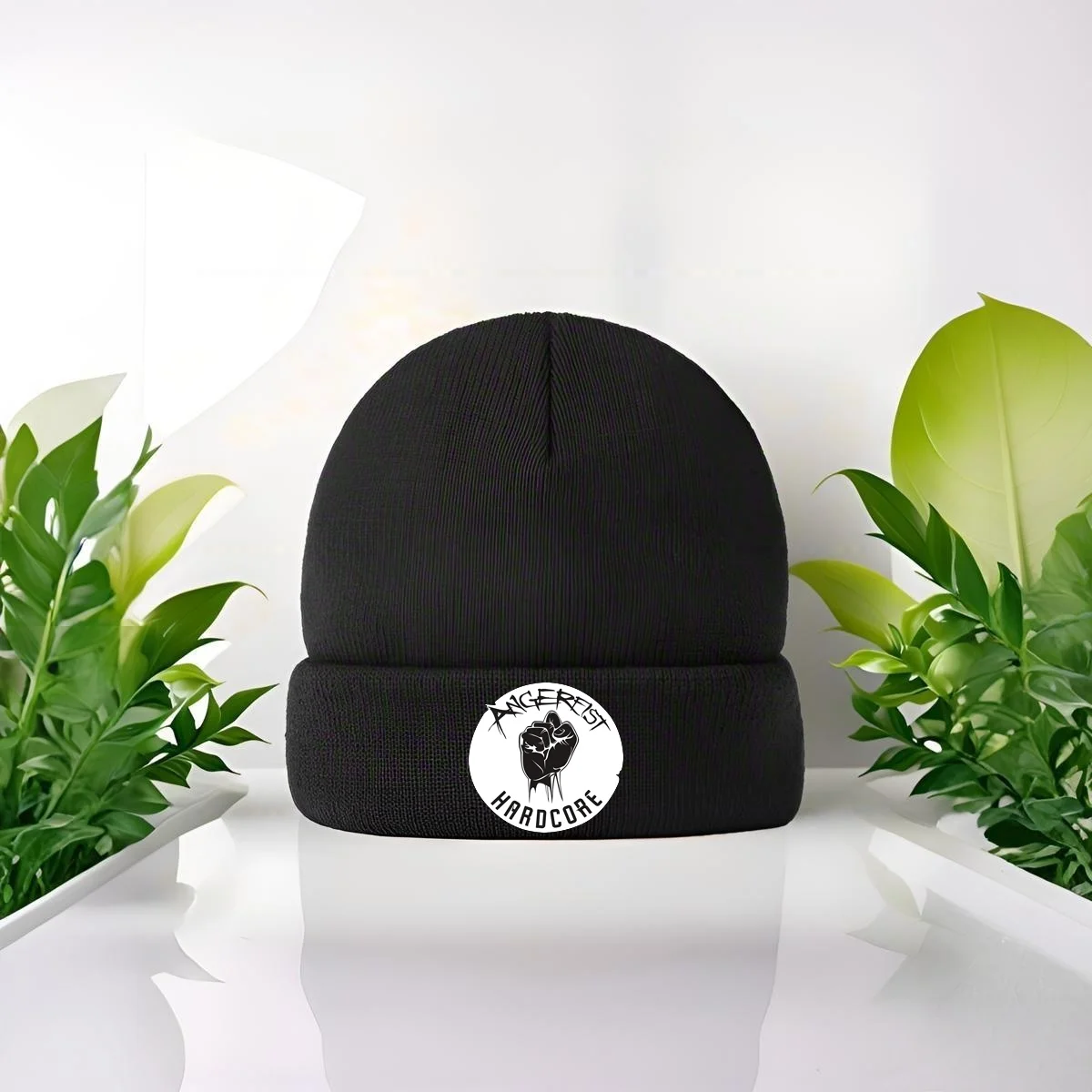 قبعة AngerFist Electropedia Wiki Fandom 2026 الجديدة المحبوكة للجنسين - أغطية رأس شتوية متعددة الألوان ودافئة ومريحة مع Styli #1