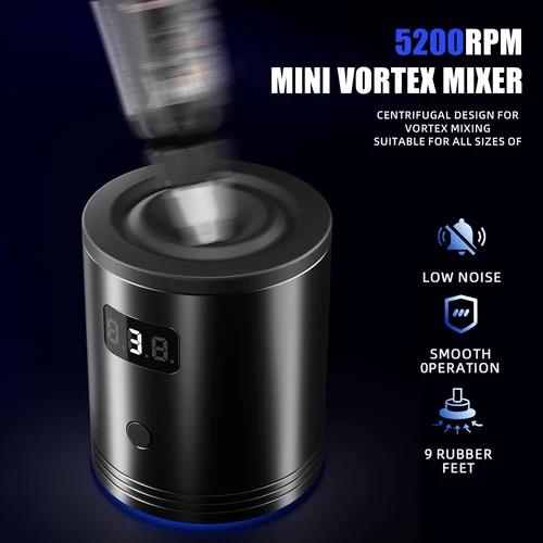 Nuevo Mini mezclador Vortex, mezclador de tinta para tatuaje, pigmento, esmalte de uñas, agitador de laca con Interruptor táctil automático y 3 ajustes de tres engranajes
