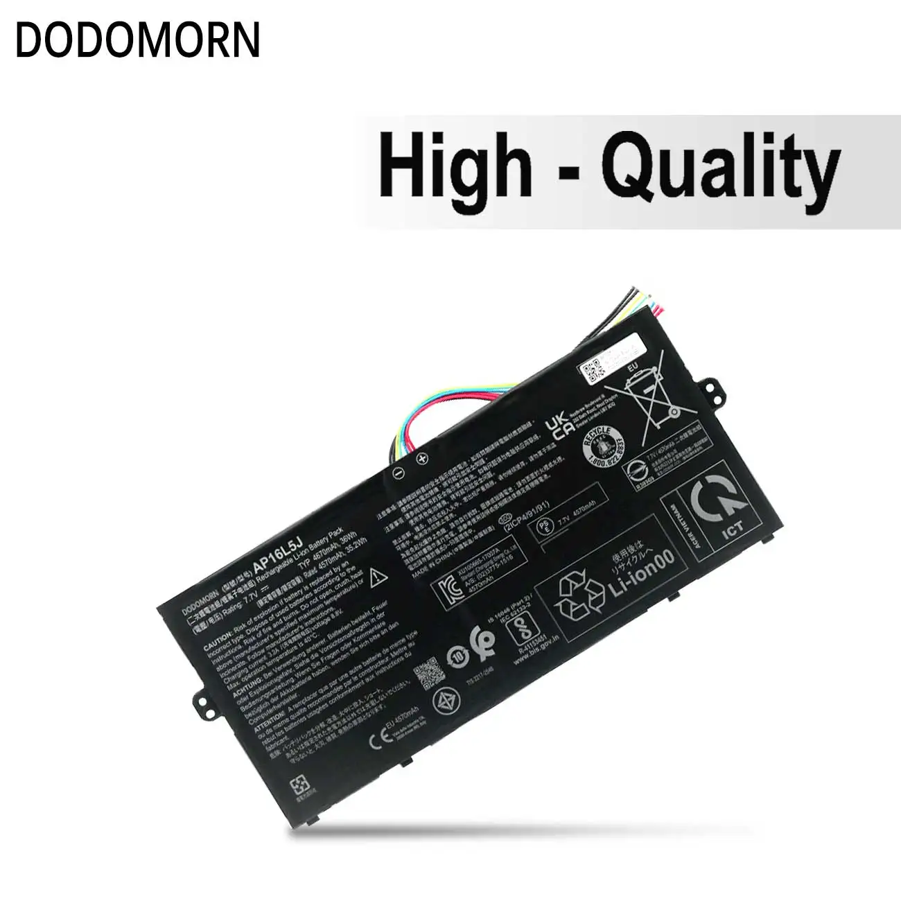 Imagem -03 - Dodomorn-bateria do Portátil para Acer Acer Swift 552t Sf514-52t-59yx Sf514-52t-56q4 Acer Spin Sp11132n Série 2icp4 Sp111-91 Ap16l5j