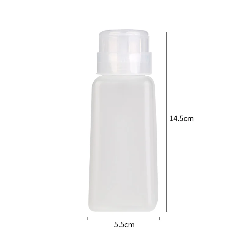 Empty Liquid Pump Dispenser Nail Degreaser Refillable Bottle Cleanser Uv Gel Polish Remover Manicure Cleaner for Nails Art Tool