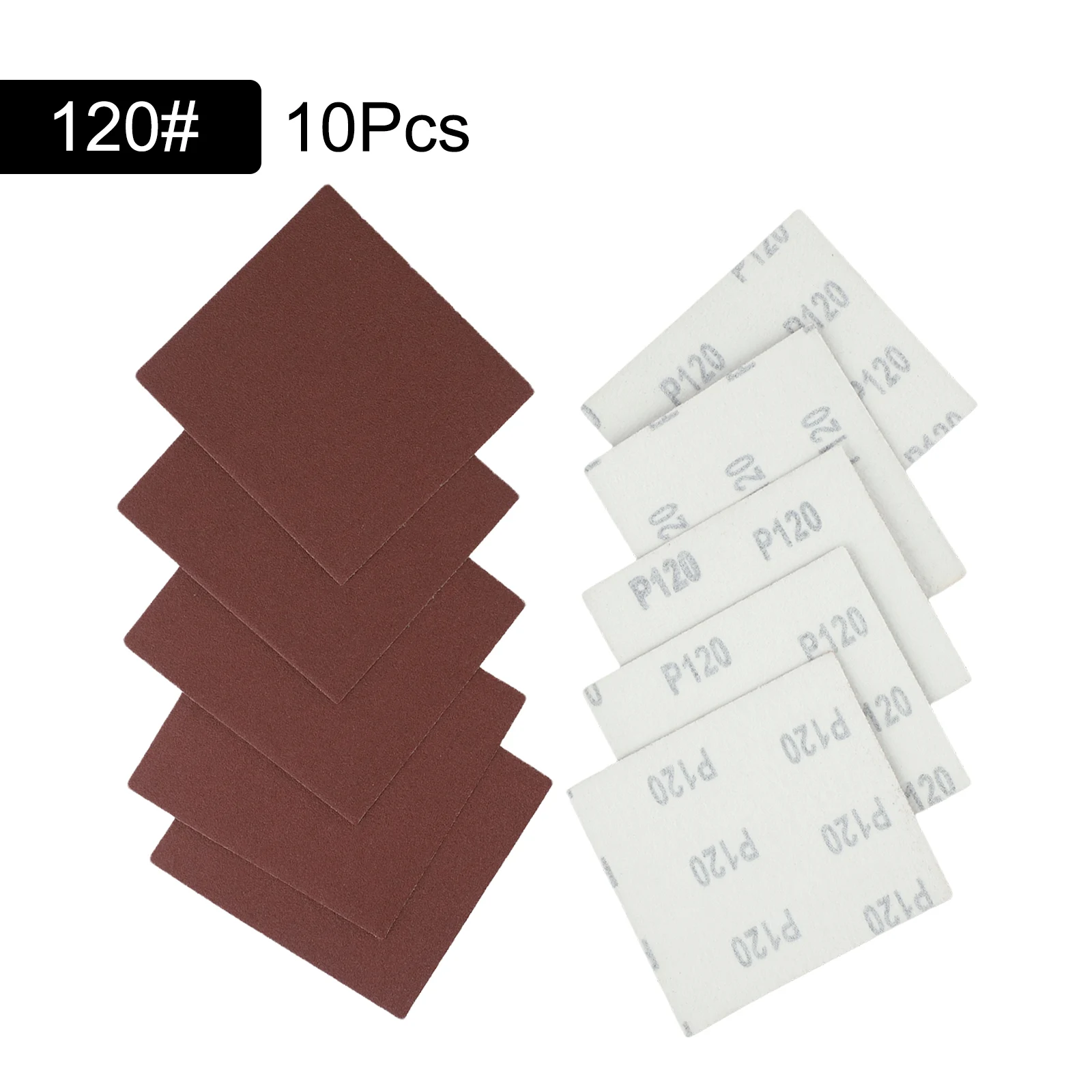 10 шт. наждачная бумага 110x100 мм красная абразивная шлифовальная бумага флокированная наждачная бумага 60-1000 зернистость полировальная шлифовальная наждачная бумага