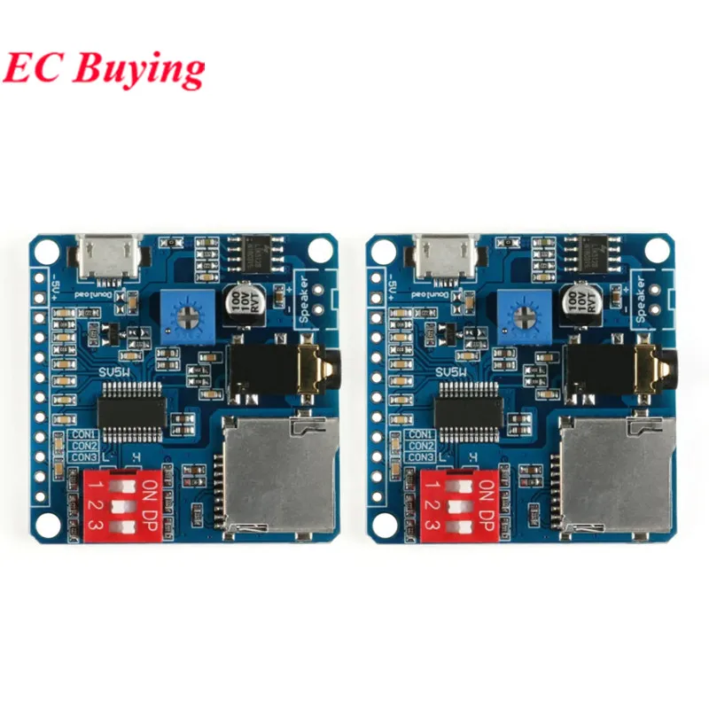 DY-SV5W MP3-Sprachmodul – 5W Verstärker, UART/IO-Trigger, Serielle Steuerung, Für Audio-Wiedergabe